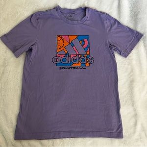 Adidas Basketball Purple Shirt